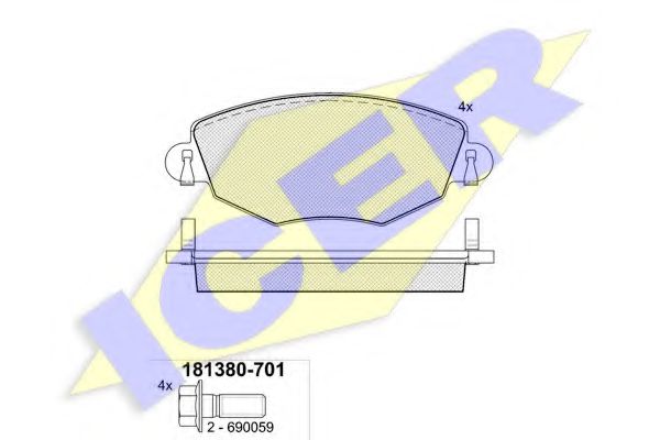 181380701 ICER торм кол gdb1434,f16402