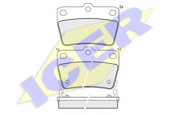 181520 ICER Колодки