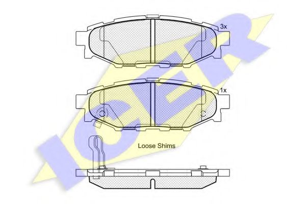 181759 ICER торм кол imt r forester 08 gdb3373