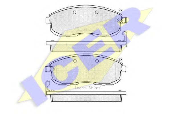 181882200 ICER 181882-2 24281 NISSAN Teana 1-