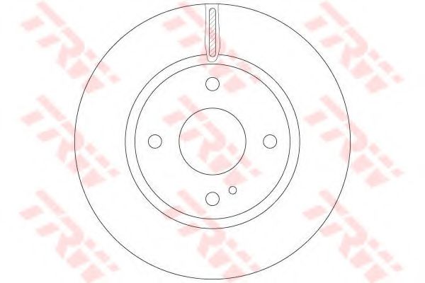 DF6399 LUCAS TRW/ZF RUSSIA Диск тормозной FORD FIESTA IV 08- передний вент. d 63.5mm