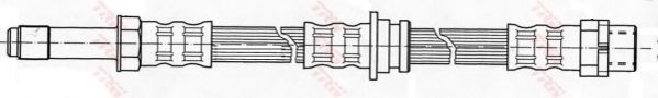 PHB425 LUCAS TRW/ZF RUSSIA Шланг тормозной