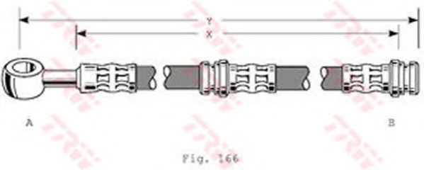 PHD346 LUCAS TRW/ZF RUSSIA Шланг тормозной