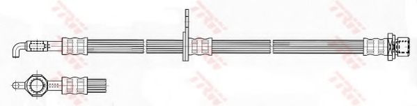 PHD534 LUCAS TRW/ZF RUSSIA Тормозной шланг