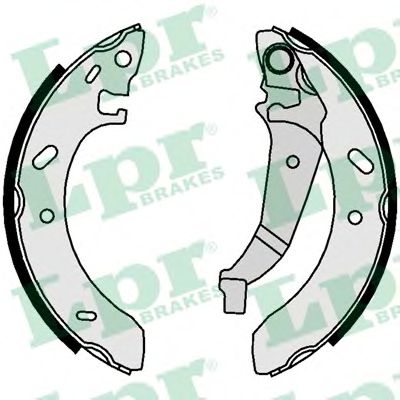 01059 LPR колодки тормозные барабанные chrysler: sebring (jr