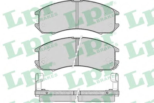 05P036 LPR колодки тормозные диск.перед. mazda 626 iii 1,82,02,0d2,2 92 g2113328z