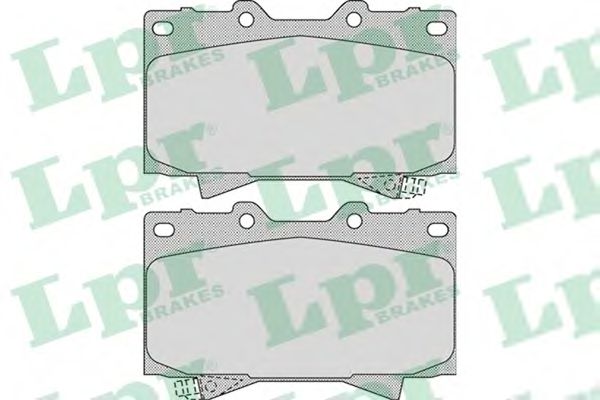 05P1050 LPR колодки дисковые перед. toyota land cruiser 100(j10) 4,24,7l  0198-0708  0446560230