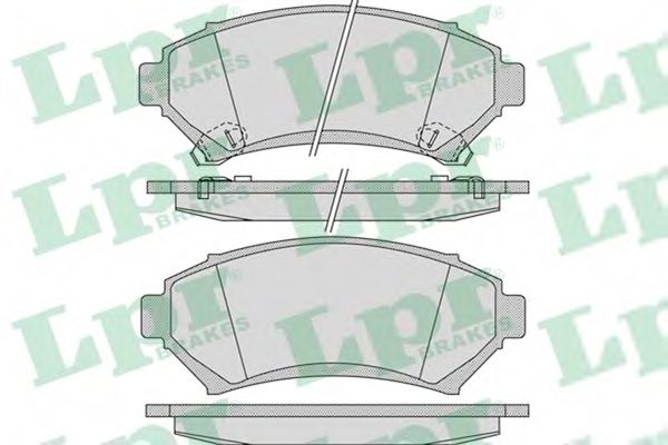 05P1054 LPR Колодки тормозные OPEL SINTRA 2.2-3. 96-99 передние