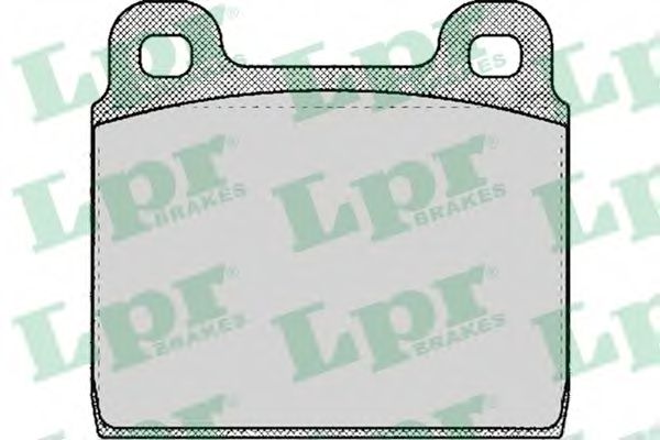 05P109 LPR колодки диск. задние mb w123126 77-91 61.5x56.5x14.9mm