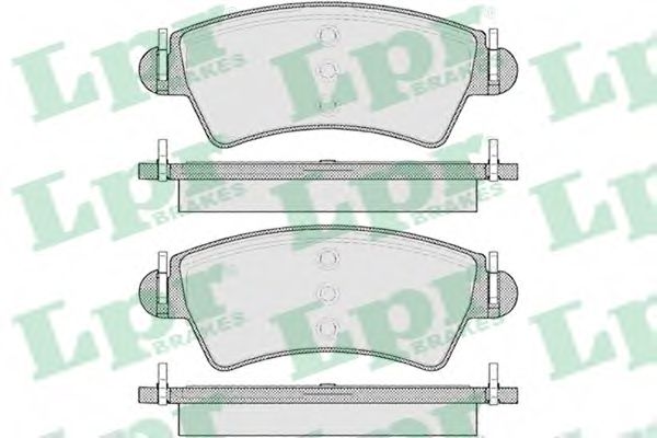 05P1105 LPR Колодки тормозные CITROEN XSARA 97-PEUGEOT 26 1.6-2.36 93-2 передние