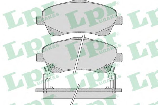 05P1114 LPR Колодки тормозные