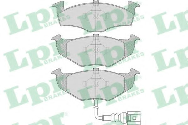 05P1120 LPR Колодки тормозные SKODA FABIAVOLKSWAGEN POLO 99- передние