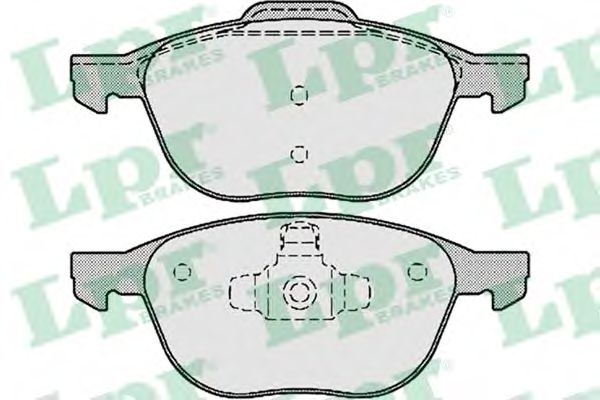 05P1190 LPR колодки диск.   focus ii, mazda 3, volvo sv40  1223682