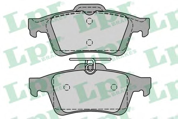 05P1236 LPR колодки тормозные ford focus ii 04-,volvo s40(mc) ii 04- дисковые задн.