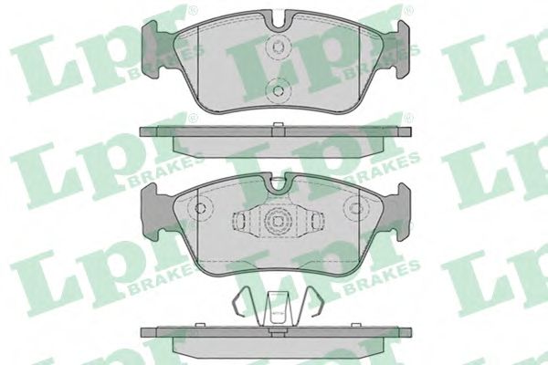 05P1250 LPR колодки торм передние дисковые bmw e87(120i)e90 (320i) 0504-