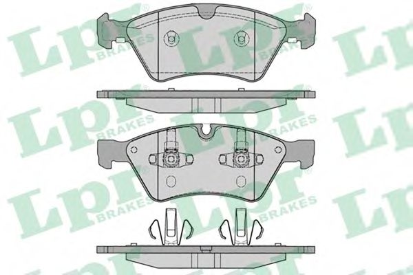 05P1253 LPR Колодки тормозные дисковые перед. mb w164 3,0-5,0l 06