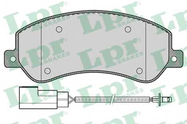 05P1260 LPR Колодки тормозные