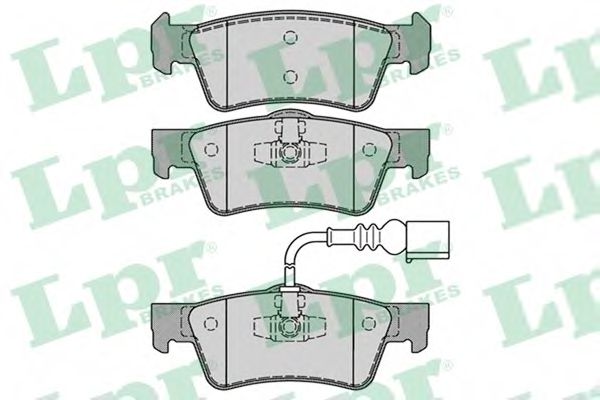 05P1284 LPR Колодки тормозные