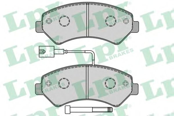 05P1288 LPR Колодки торм.пер.CITROEN JUMPERFIAT DUCATOPEUGEOT BOXER торм.сист. BREMBO 6-