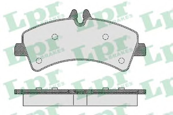 05P1294 LPR Колодки тормозные MERCEDES SPRINTER (96)VOLKSWAGEN CRAFTER 6> задние