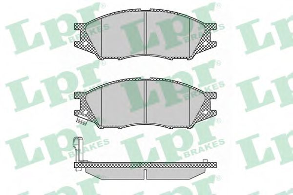 05P1346 LPR Колодки тормозные передние