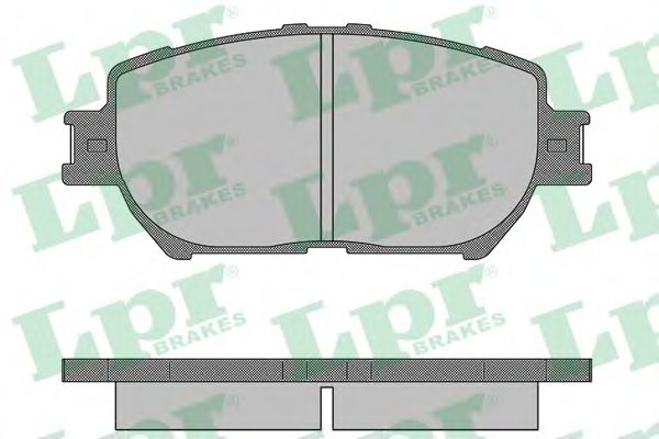 05P1361 LPR колодки перед дисковые camry 2.43.0 1101-lexus gs300gs430gs450h 05-