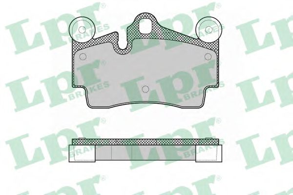 05P1362 LPR колодки тормозные зад. vag touareg (7la) 2,5-6,0l 02>