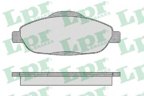 05P1471 LPR Колодки тормозные