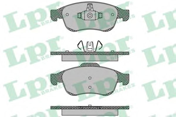 05P1493 LPR Колодки тормозные