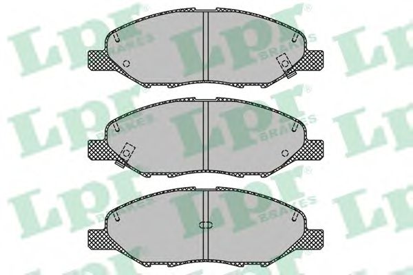 05P1497 LPR Колодки тормозные NISSAN MARCH 2-NOTE(Япония) 1-TIIDA 7- передние