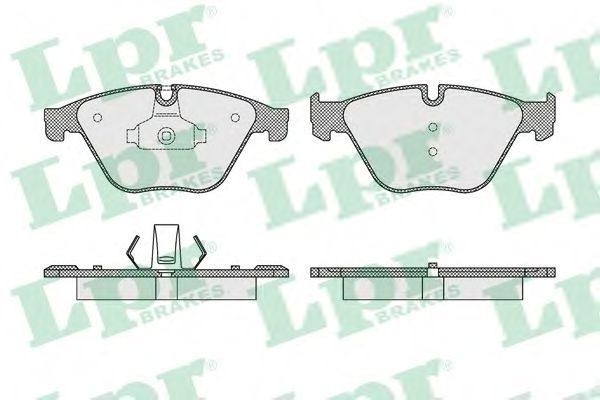 05P1619 LPR колодки тормозные bmw 5 f10f11 3.0 10-7 f01-04 3.0 08- передние