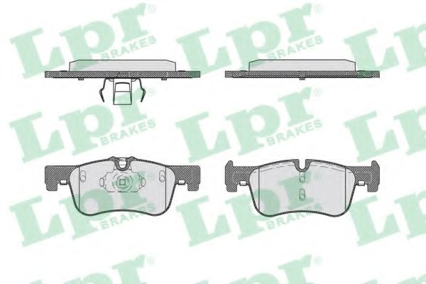 05P1752 LPR колодки тормозные bmw 1 f20f21 114-118 10- передние