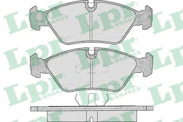 05P237 LPR колодки диск. bmw e30e28e21e24  82-92   34111157561