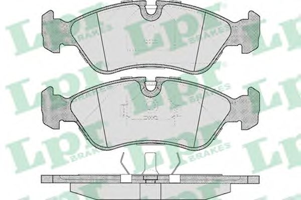 05P304 LPR Колодки тормозные