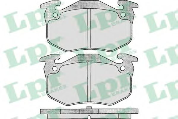 05P307 LPR колодки диск. xsara