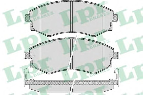 05P348 LPR колодки диск. elantra, lantra, sonata, sonica           5810128a20