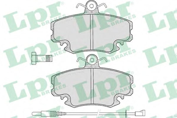 05P349 LPR колодки дисковые перед. renault loganr19clio iii megane i 92 4250706025071042770120177377012017757701202147770120228477112227847711130071