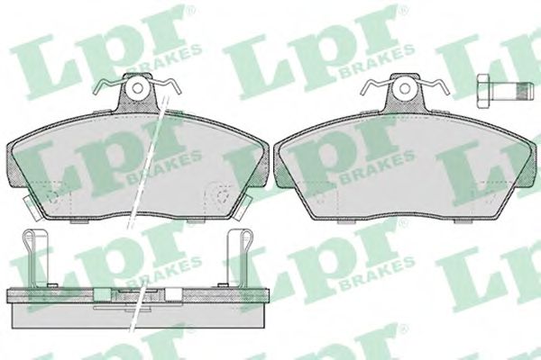 05P429 LPR колодки торм.пер. Honda Concerto /Rover