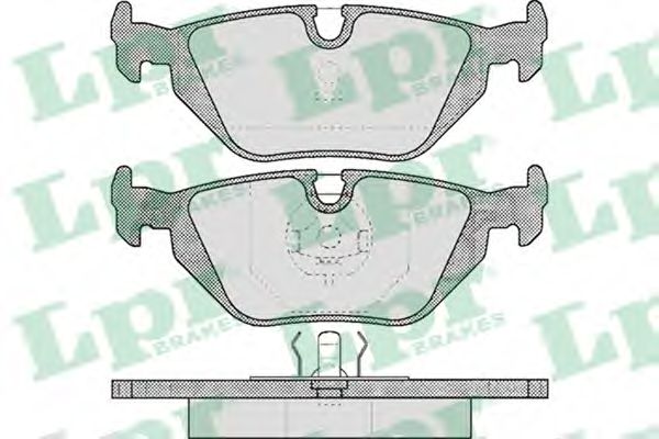 05P463 LPR Колодки тормозные задние