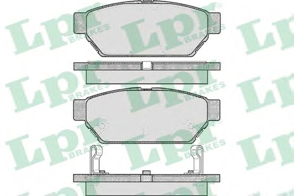 05P547 LPR торм. колодки задн.mitsubishi carisma 97-