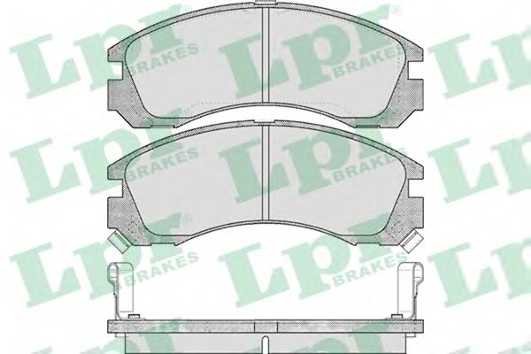 05P578 LPR Колодки торм передние