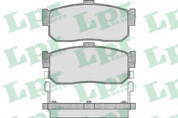 05P602 LPR Колодки тормозные