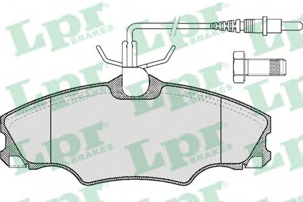 05P619 LPR колодки диск. 406 91 1,8 1,9 2,0 2,2   425131