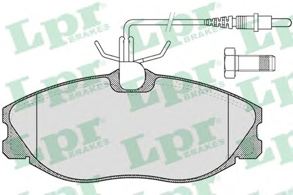 05P620 LPR Колодки тормозные CITROEN XSARAPEUGEOT 4667 передние