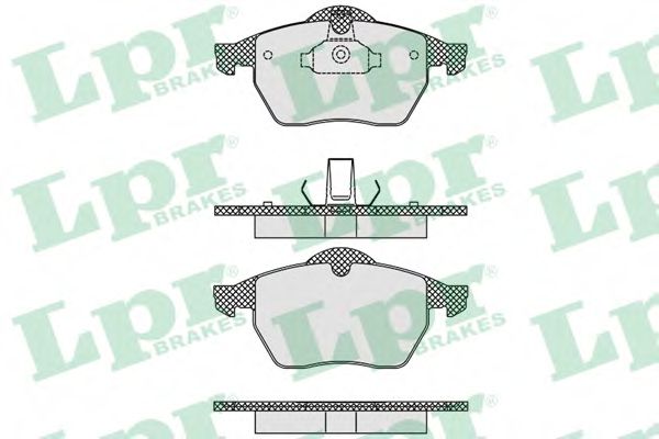 05P635 LPR Колодки тормозные передние