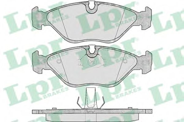 05P656 LPR колодки диск. astra -98