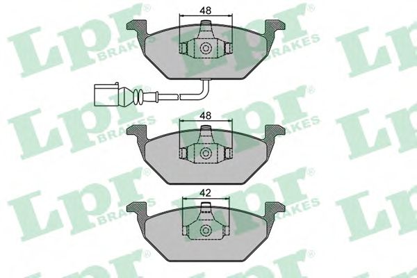 05P692 LPR Колодки тормозные