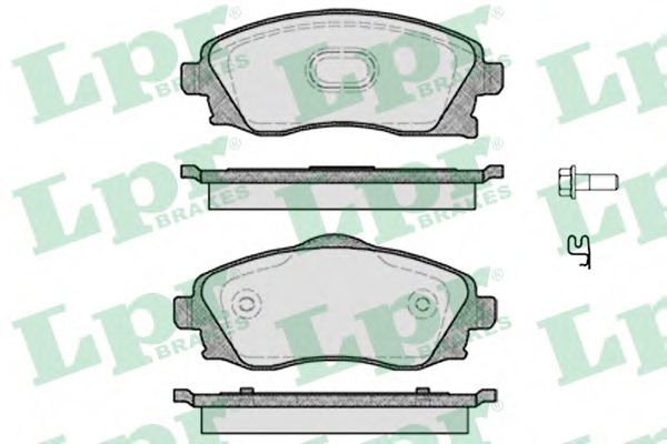 05P758 LPR Колодки тормозные