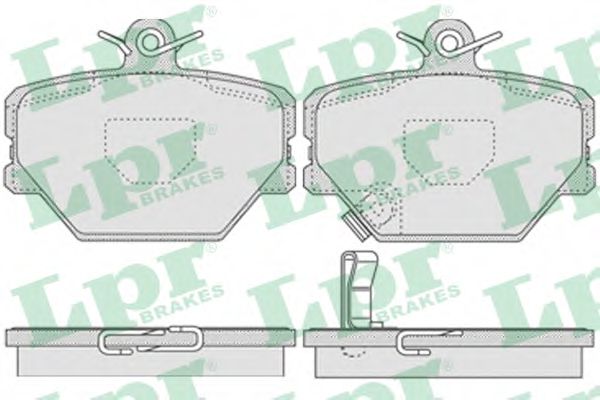 05P761 LPR колодки диск. передние  smart 01 90x70x15.6mm