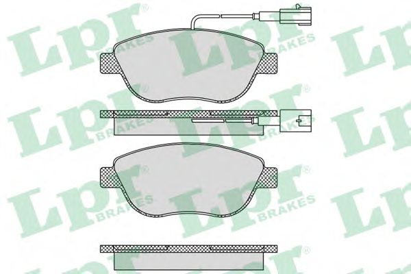 05P764 LPR Колодки торм. передние